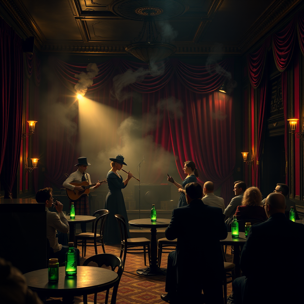 Time travel by velvet and smoke back to a Paris club in 1896
